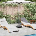 vidaXL Parasolvoet Art Deco Zwart Ø 45 x 39,5 cm IJzer, Tuin en Terras, Verzenden, Nieuw