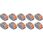 Lasklem Set 10 Stuks - 2 Polig met Klemmetjes, Veilig LED To, Verzenden