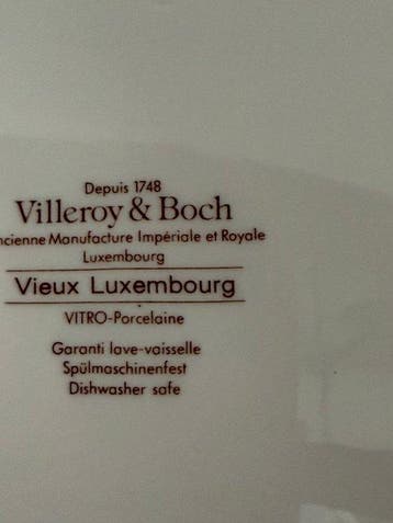 Villeroy & Boch - Plateau (4) - Vieux Luxembourg -