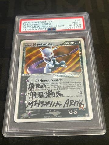 Pokémon - 1 Graded card - Mewtwo 99/109 Foil - PSA 7 - EX -, Nieuw