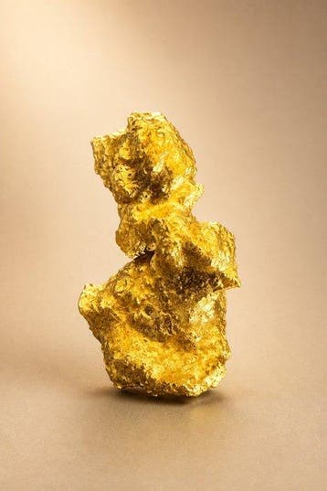Goud Goud nugget - Hoogte: 11.06 mm - Breedte: 6.7 mm- 1.21