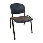 Stapelbare stoel 50x55x78 cm blauw/zwart set van 7, Ophalen of Verzenden, Nieuw in verpakking