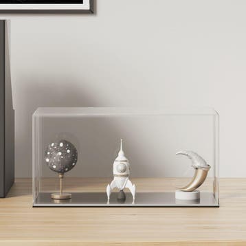 vidaXL Vitrine transparant 24x12x11 cm acryl, Verzenden