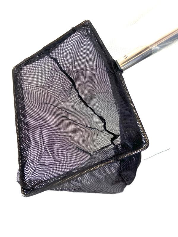 Schepnet fijn 35 x 25 met vaste steel 125cm, Tuin en Terras, Vijvers, Nieuw, Verzenden