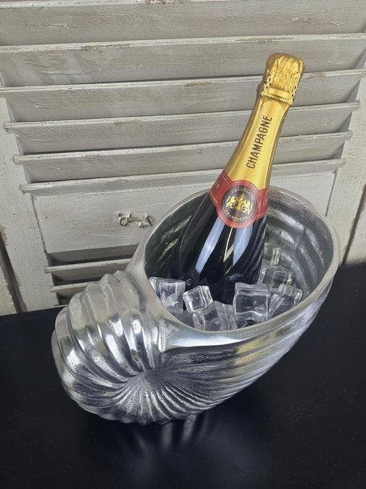 Wijnkoeler - Aluminium - nautilus, Antiek en Kunst, Curiosa en Brocante
