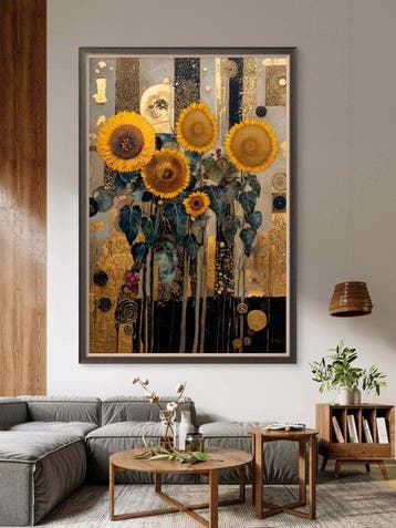 Mrs Art Prime - The Sun of the Nature in Gustav Klimt Style