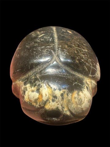 Oud-Egyptisch slingerend scarabee amuleet - 65 mm