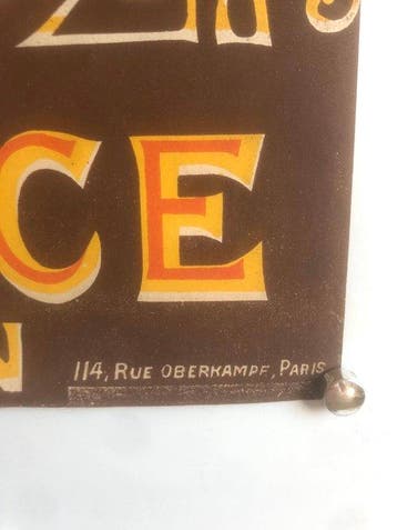 aucun - Kalodont - dentifrice américain - affiche originale
