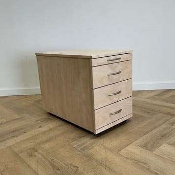 ladeblok 4 lades  (hxbxd) 60x43x76 cm,  ahorn, Maison & Meubles