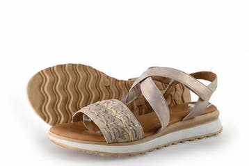 Gabor Sandalen in maat 39 Beige, Verzenden, Beige, Gabor, Sandalen of Muiltjes