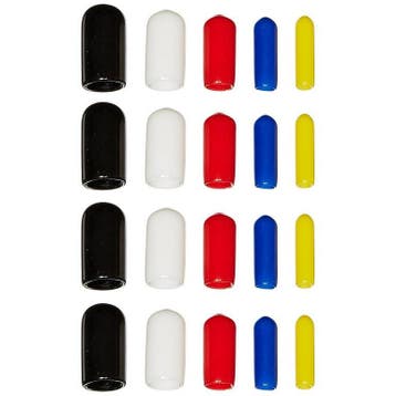 Afstop Vacuum Caps, Vinyl, Set of 20, Ophalen of Verzenden
