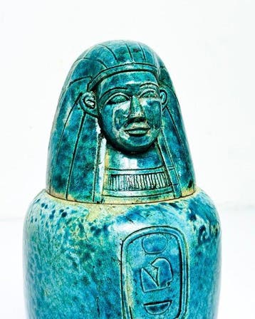 Grand Tour - Vaas - Terracotta - Egyptische canopische vaas