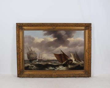 Thomas Luny (1759-1837) - Rede van Vlissingen