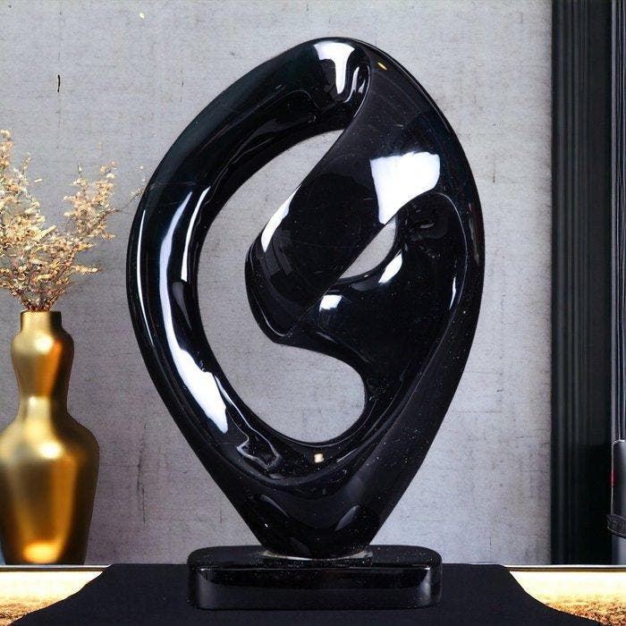 sculptuur, Abstract - 290 mm - Obsidiaan Beeldhouwwerk -, Collections, Minéraux & Fossiles