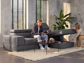 Zetel vanaf €899.-  | Zwarte Hoeksalon, Maison & Meubles