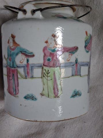 Theepot - Porselein - Qing