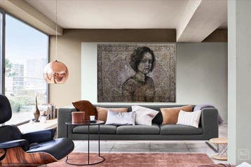 Jacqueline Klein Breteler - Fading grace-painting on a, Antiek en Kunst