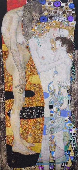 Gustav Klimt (1862–1918) (after) - The Three Ages of Woman,
