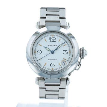 Cartier - Pasha C Date - 1031/W31015M7 - Unisex - 2004, Nieuw