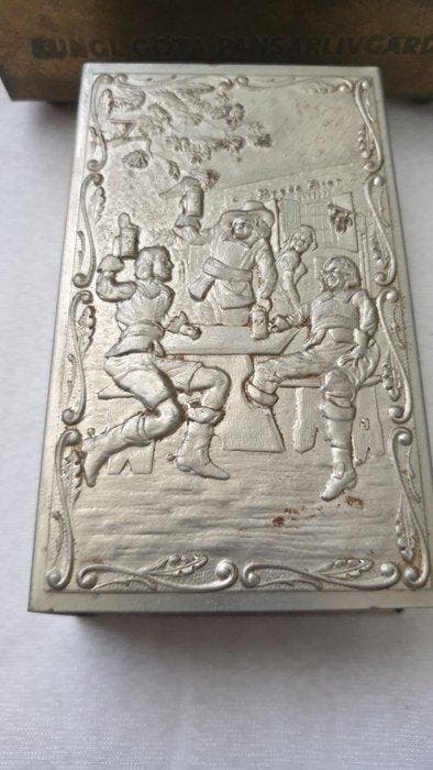 Luciferdooshouder (2) - Messing - Tweede Wereldoorlog, Antiek en Kunst, Curiosa en Brocante