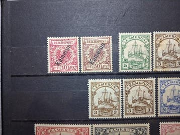 Duitse Rijk - Duitse Koloniën, Kamerun, Kleine selectie,, Gestempeld