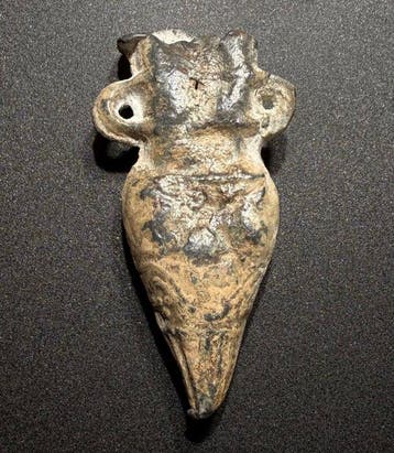 Grec ancien, hellénistique Plomb Rare amulette