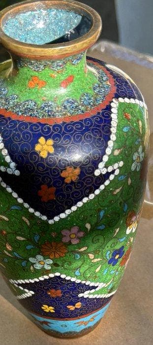 Vase - Bronze - Japon - vase japonais cloisonné (Sans prix