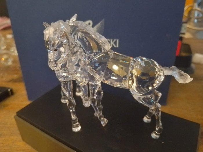 Swarovski - Beeldje - Foals 627637 - Kristal, Antiek en Kunst, Curiosa en Brocante