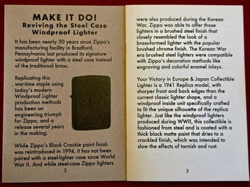 Zippo - Zonder minimumprijs - Aansteker - Staal, Nieuw