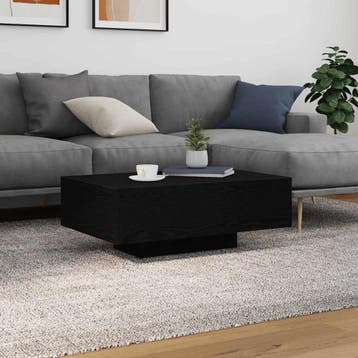 vidaXL Zwart eiken 85 x 55 x 31 cm Bewerkt hout, Verzenden