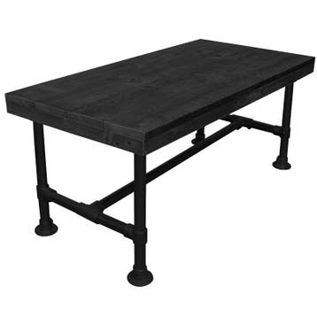 Steigerbuis Tafel Charcoal 80x140cm - 75cm hoog, Verzenden, Nieuw