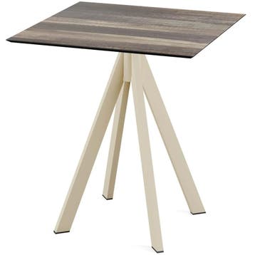 Inklapbare Tafel | INFINITY | HPL/RVS | Houtlook Blad |, Zakelijke goederen, Verzenden, Nieuw in verpakking