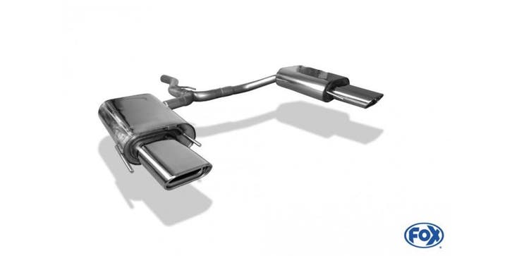 FOX Saab 9-3 - YS3 Limousine/ Cabriolet einddemper rechts/li, Auto-onderdelen, Uitlaatsystemen, Nieuw, Verzenden