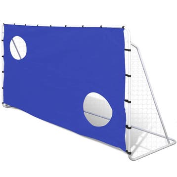 vidaXL Voetbaldoel met richtmuur hoogwaardig 240x92x150 cm, Verzenden