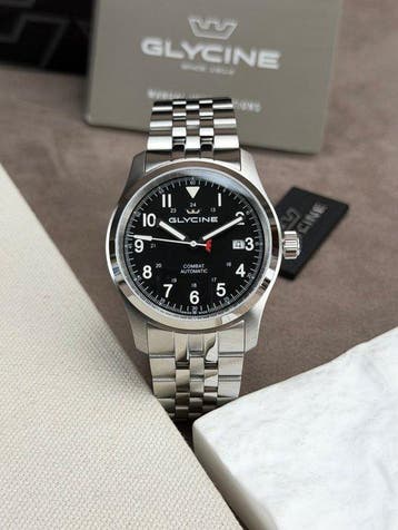 Glycine - Combat Field Automatic Date Black - GL0572 - Homme
