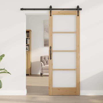 vidaXL Interne Deur ORKDAL Bruin 73,5 x 198,5 cm, Doe-het-zelf en Bouw, Verzenden, Nieuw