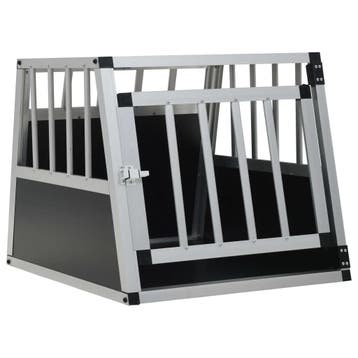 Aluminium Hondenbench 54x69cm - Tweede kansje - OP = OP, Verzenden, Zo goed als nieuw
