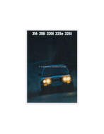 1987 BMW 3 SERIE SEDAN BROCHURE DUITS, Boeken, Ophalen of Verzenden, Nieuw