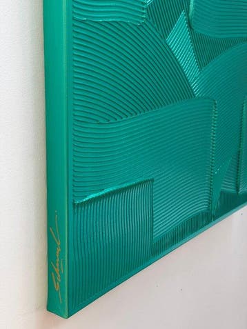 Sarah Schwarzl - Frequency GREEN METALLIC (Frame included)