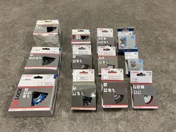 Veiling - Bosch staalborstel set 12-delig