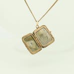 Ketting met hanger - 14 karaat Geel goud - Medaillon