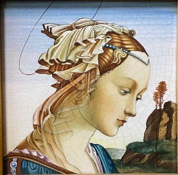 Carreau - pietro ciccoli 1891 1952 - 1920-1930 - La Madone
