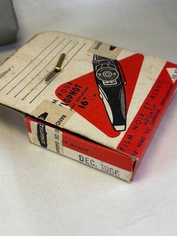 Secam Stylophot Luxe 1955 zeldzasm Subminiatuur camera