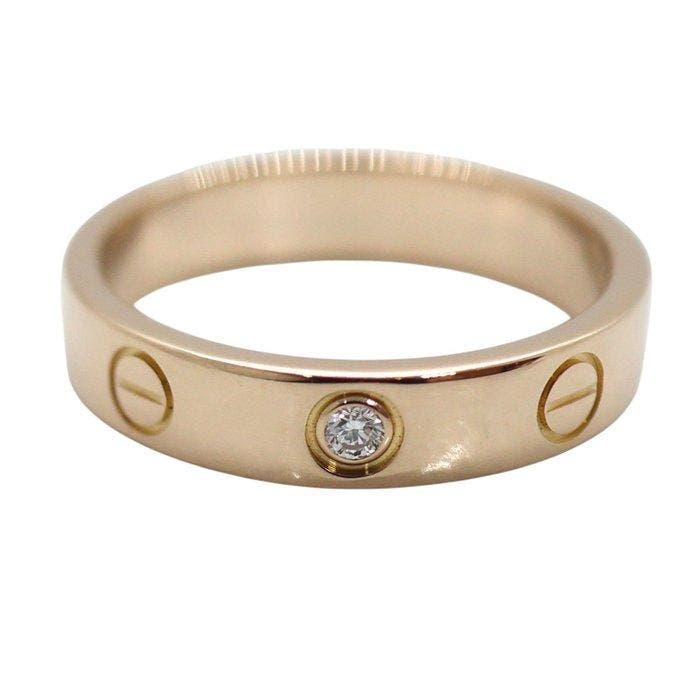 Cartier - Ring - Love smalll ring - 18 karaat Roségoud - 1, Handtassen en Accessoires, Ringen