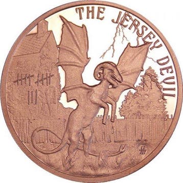 États-Unis. 5 x 1 oz Cryptid Creatures The Jersey Devil 999