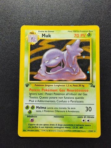 Pokémon - 5 Card - Muk Holo - Hypno - Omastar - Slowbro - Mr