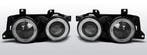 Koplampen Angel Eyes | BMW 5 Series E32/E34 1987-1995 | zwar, Auto-onderdelen, Verzenden, Nieuw, BMW