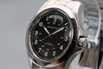 Hamilton - Khaki Field King Auto - Zonder minimumprijs -, Nieuw