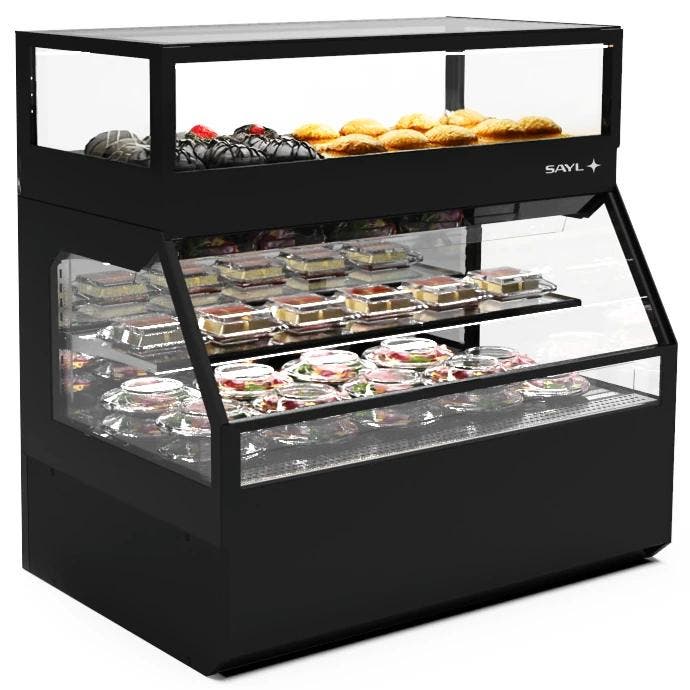 Wandmeubel (Gekoeld + Neutraal) | INTEGRA COMBI | Zwart |, Zakelijke goederen, Horeca | Keukenapparatuur, Nieuw in verpakking