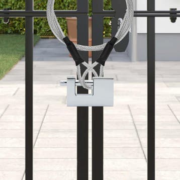 vidaXL Hangslot 6 st Zilver Staal, Doe-het-zelf en Bouw, Hang- en Sluitwerk, Verzenden, Nieuw